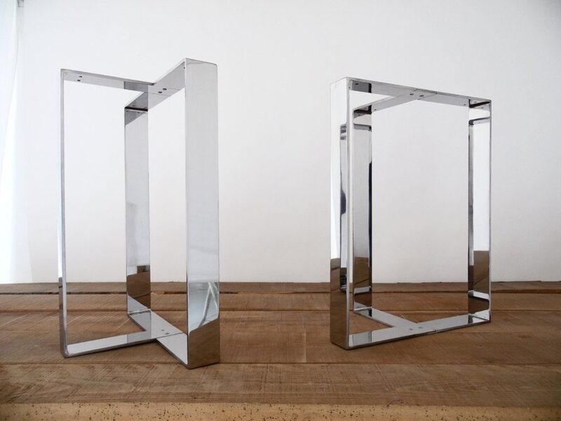 Chân bàn ăn inox bóng - ảnh 3